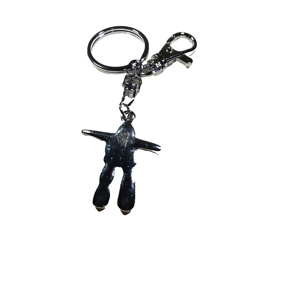 Oster Shell Man Green Keychain Purse Luggage Clip - Picture 2 of 6